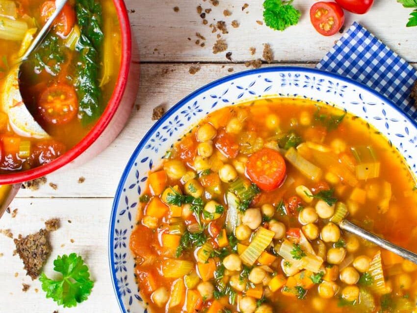 Recipe: Vegetable Garbanzo Bean Soup